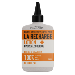 Loción hidroalcohólica de flor de azahar Cadentia, recambio de 100 ml