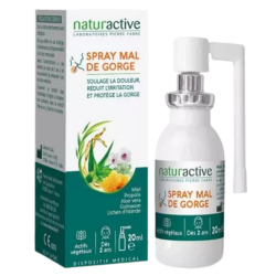 Naturactive Spray para el dolor de garganta, 20 ml