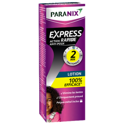 Paranix Express 2 minutos: loción antipiojos de 95 ml + peine