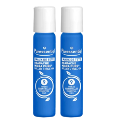Puressentiel Migra Pure Roller para el dolor de cabeza, 2 x 5 ml