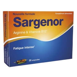 Sargenor Arginina y vitamina B12 - 20 ampollas