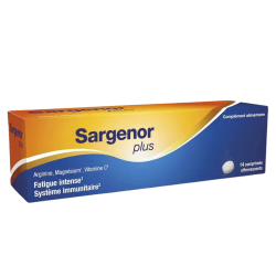 Sargenor Plus Arginina y vitamina C - 14 comprimidos efervescentes