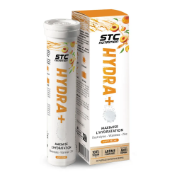 STC Nutrition Hydra+ Pastillas efervescentes de melocotón x20