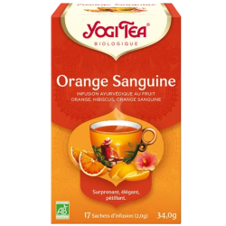 Yogi Tea de naranja sanguina, 17 bolsitas
