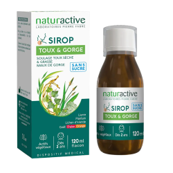 Naturactive Jarabe para la tos y la garganta 120 ml
