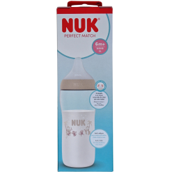 NUK Perfect Match – Biberón de 360 ml, flujo XL, a partir de los 6 meses