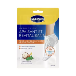 Scholl: Mascarilla calmante y revitalizante para los pies, 1 par