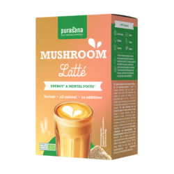 Purasana Mushroom Latte instantáneo, 6 x 10 g (60 g)