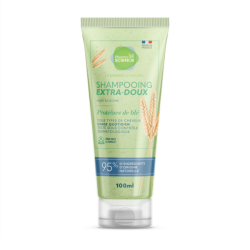 Pharmascience Champú extra suave sin silicona con proteína de trigo, 100 ml