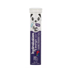 PANDA TEA Pastillas hidratantes, 20 pastillas de arándano y frambuesa
