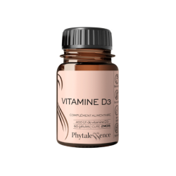 Phytalessence Vitamina D3, envase de 60 cápsulas