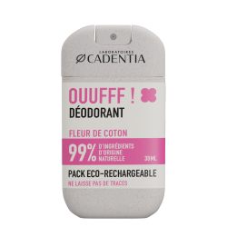 Cadentia Desodorante Ouuufff Flor de Algodón en spray, formato económico, 30 ml