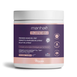 Manhaé Colágeno Absoluto antienvejecimiento, sabor a chocolate, 200 g