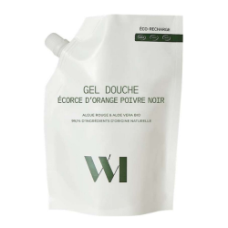 What Matters Gel de ducha recargable de corteza de naranja y pimienta negra, 500 ml