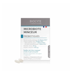 Biocyte Santé Microbiota Adelgazamiento Probióticos Pérdida de peso 40 cápsulas
