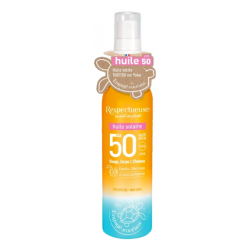 Aceite solar respetuoso con la piel SPF50, 100 ml