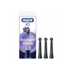 Oral-B: Cabezales para cepillo de dientes eléctrico, negros, Radiant White, x3