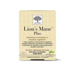 New Nordic Lion's Mane Plus, 30 comprimidos