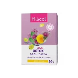 Milical «Ma Détox Peau Nette» - Desintoxica, purifica e ilumina, 14 barritas
