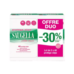 Saugella Cotton Touch, paquete de 2 x 40 salvaslips