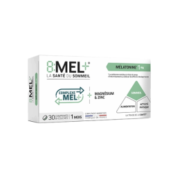 8:MEL+ Melatonina 1 mg, 30 comprimidos