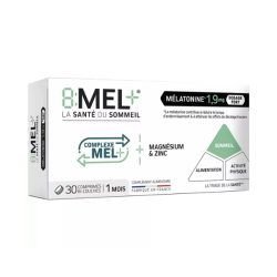 8Mel+ 1,9 mg de melatonina, 30 comprimidos