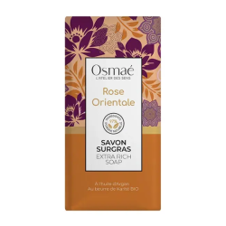 Osmaé Jabón rosa oriental, pastilla de 100 g