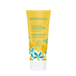 Berdoues - Leche corporal con purpurina y monoï, 200 ml