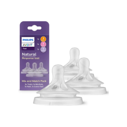 Avent Natural Response: chupetes Mix & Match, paquete de 3
