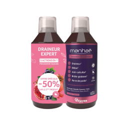 Vitavea Manhaé Draineur Expert, pack de 2 x 500 ml