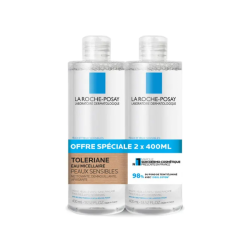 La Roche-Posay Toleriane Agua Micelar para Pieles Sensibles 2 x 400 ml