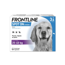 Frontline SPOT-ON - Perros de 20 a 40 kg, 3 pipetas de 2,68 ml