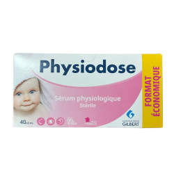 Physiodose, suero fisiológico estéril, 40 x 5 ml