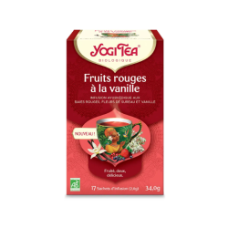 Yogi Tea Frutas rojas con vainilla, 17 bolsitas