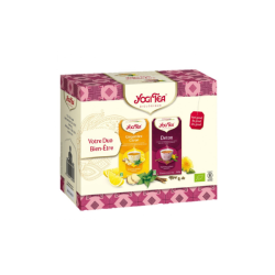 Yogi Tea, estuche dúo «Bienestar» - Infusiones ayurvédicas, 34 bolsitas