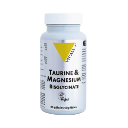 Vit'All+ Taurina y bisglicinato de magnesio, 60 cápsulas vegetales