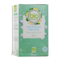 Nutrisanté Infusión Fría Boost Bio con sabor a menta y limón