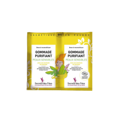 Secrets des Fées - Exfoliante facial orgánico purificante en polvo - 2 x 4,5 g