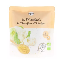 Popote Les Moulinés: Puré de coliflor y bulgur. A partir de los 8 meses. Ecológico. 180 g
