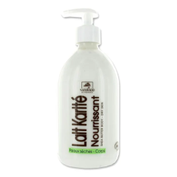 Naturado, leche hidratante de karité para pieles secas a muy secas, 500 ml
