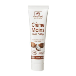 Naturado Crema de manos de karité ecológica para pieles sensibles, 40 ml