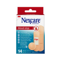 Apósitos hemostáticos Nexcare™ Blood-Stop, surtido, 14 unidades por paquete