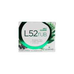 Laboratorios Lehning L52 Rub Nariz y Garganta, 20 cápsulas
