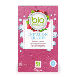 BioNutrisanté Infusión fría para piernas ligeras con sabor a cereza ecológica