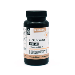 Nat&Form Premium L-glutamina, 60 cápsulas