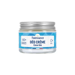 Natessance Desodorante en crema de coco ecológico, 50 g