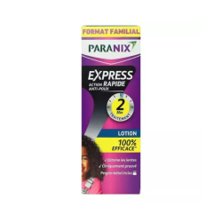 Paranix Express Loción antipiojos 195 ml + peine metálico incluido