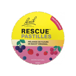 Pastillas Rescue Bach con sabor a frutos rojos, 50 g