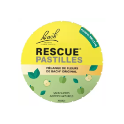Pastillas Rescue Bach con sabor a manzana y menta, 50 g