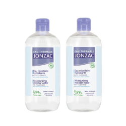 Agua termal de Jonzac. Agua micelar hidratante ecológica Rehydrate, 2 x 500 ml